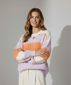 Sweter Damski w Paski - Model 'Marine'