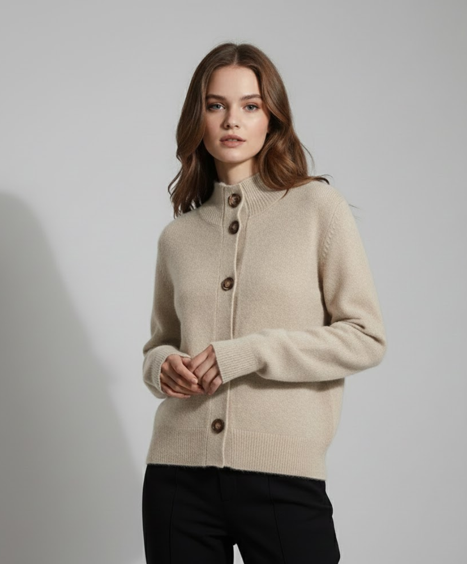 Kardigan Damski 'Darla' - Miękka Dzianina Premium